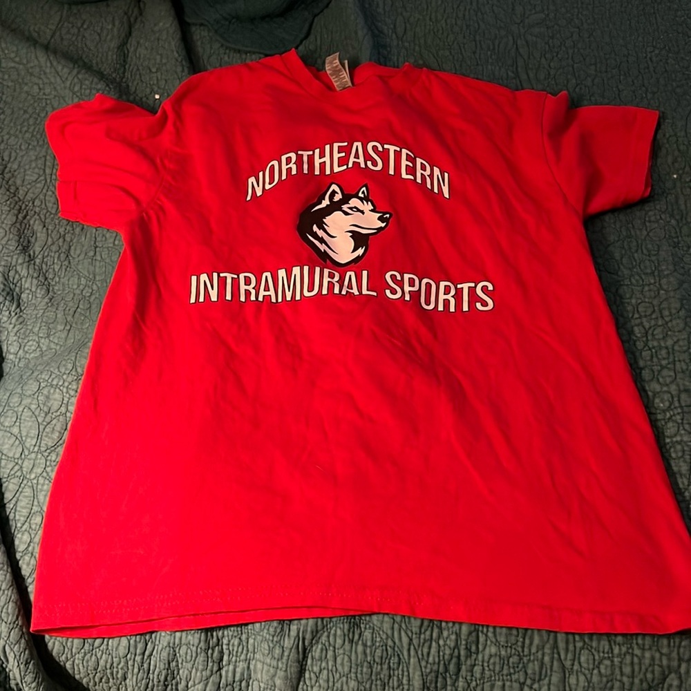 Northeastern University intramural sports tee